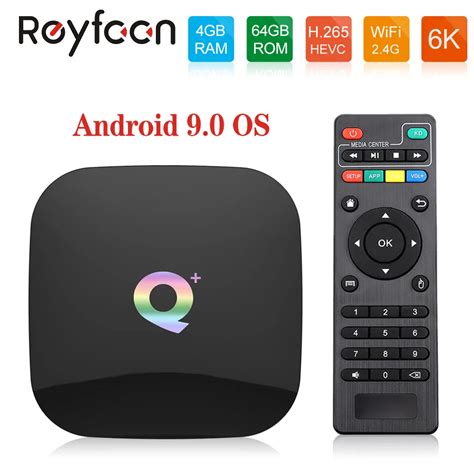 Q Plus 4GB RAM 64GB ROM Android 9 0 TV Box Allwinner H6 Quad Core USD3