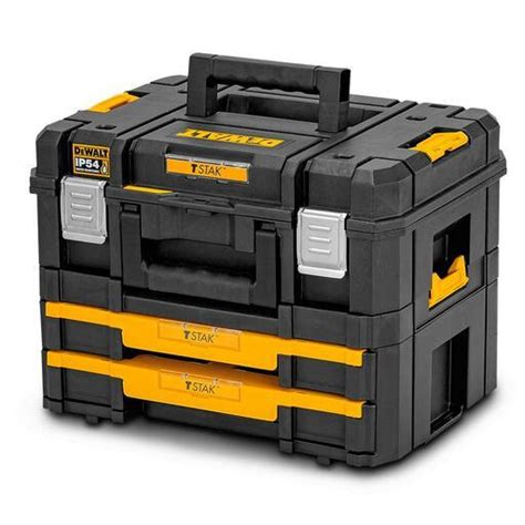 DeWalt DWST83535 1 2pce TSTAK Deep Box Long Handle Organiser Set