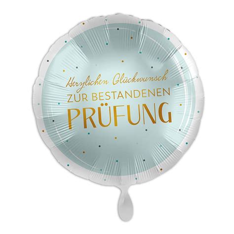 Zur Bestandenen Pr Fung Mit Heliumballon Als Geschenk Gratulieren