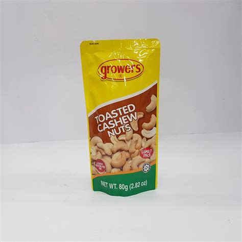 2023 Growers Toasted Cashew Nuts 80g Lazada PH