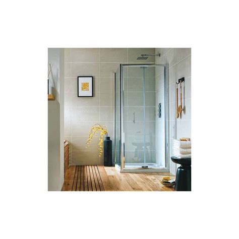 Shield S6 Semi Frameless Bifold Shower Door 760 900mm