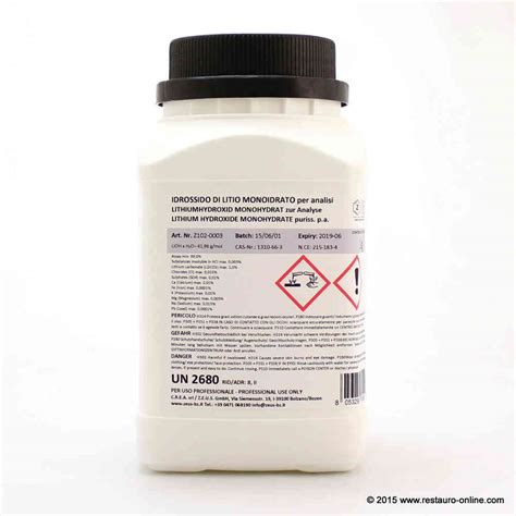 Lithium hydroxide monohydrate puriss. p.a. (LiOH x H2O) - buy