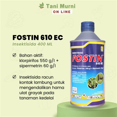 Jual Tani Murni Insektisida Fostin Ec Ml Shopee Indonesia