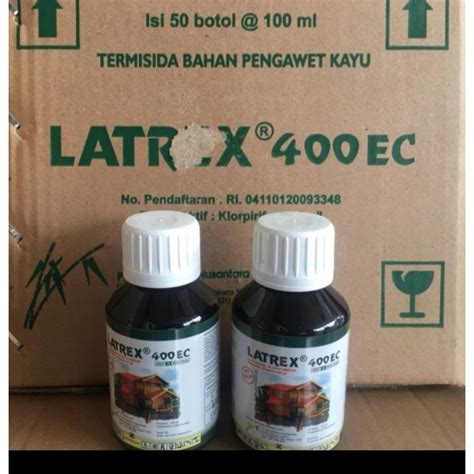 Jual Latrex 100 Ml Obat Anti Rayap Lentrex Include Packing Kardus