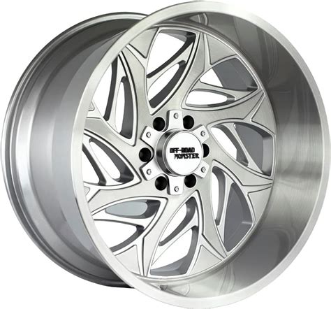 Off Road Monster M29 M29 Wheels Rims 22x12 6x135 6x139 7 Brushed Silver