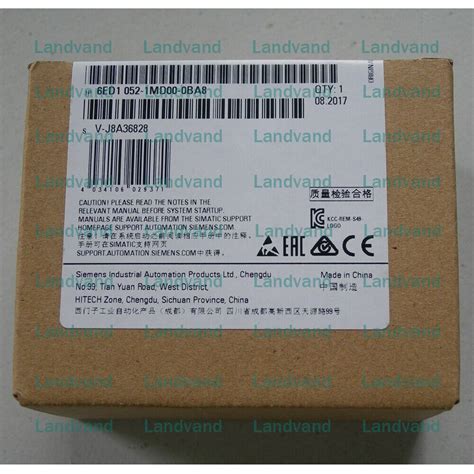 1PC NEW IN BOX Siemens 6ED1052 1MD08 0BA0 PLC Module 12 24V DC FREE