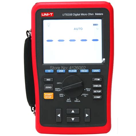 UNI T UT620A Digital Micro Ohm Meter Portable DC Low