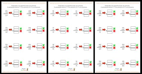 Fichas Para Practicar La Prueba De La Resta