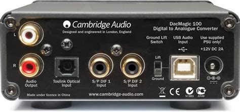 Cambridge Audio DacMagic 100 (Silver) Stereo DAC with asynchronous USB input at Crutchfield