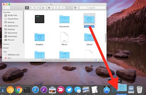 How to Restore Missing Downloads Folder to Dock on Mac