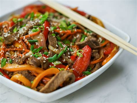 Healthy Ginger Beef Stir Fry Katie Stewart Acne Nutritionist