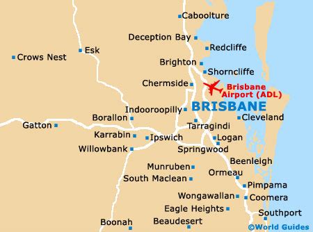 Maps of Brisbane, Brisbane University (University of Queensland): Map ...