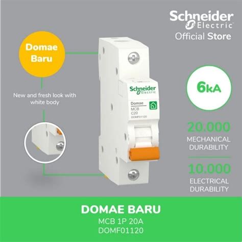 Jual Mcb Schneider Domae C P New Di Lapak Willcalv Electric Bukalapak