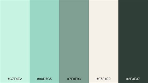 mint green mint color palette ideas  picks hex