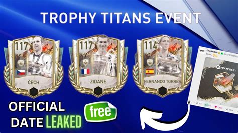 Trophy Titan Event FIFA Mobile Official Release Date Fifamobile