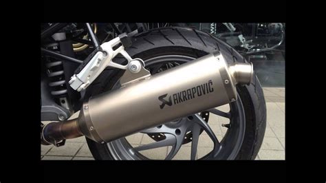 BMW Motorrad R1200R AKRAPOVIC SOUND YouTube