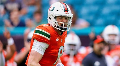 Former Miami Qb Tyler Van Dyke Visiting Big Ten Team