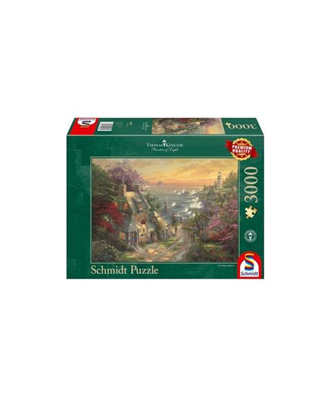 Puzzle Thomas Kinkade The Village Lighthouse Piese