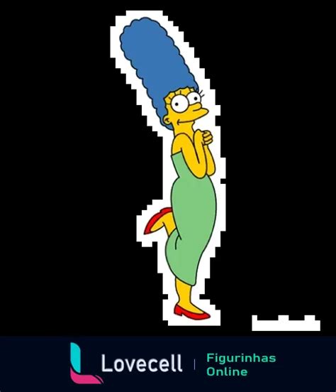 Figurinha Marge Simpson Para WhatsApp Lovecell