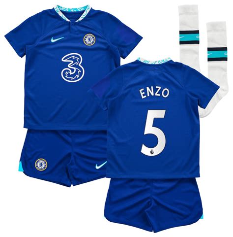 Enzo Chelsea 22/23 Home Kids Kit - JerseyMotion