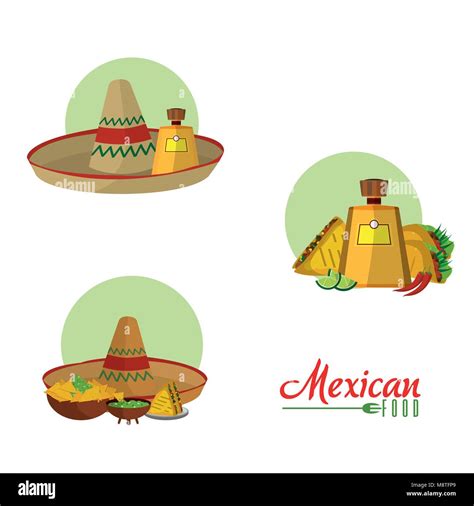 Mexican food collection Stock Vector Image & Art - Alamy