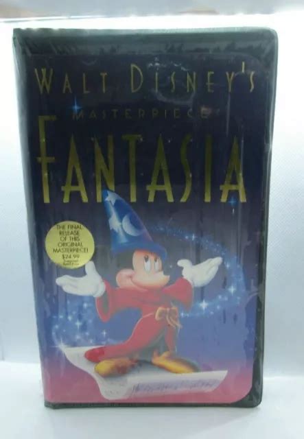 Fantasia Walt Disneys Masterpiece Series Vhs New Sealed Final