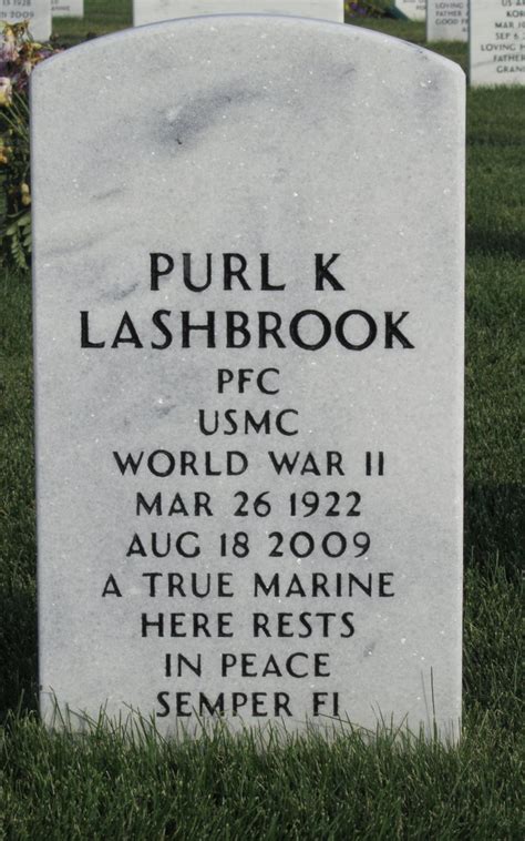 Purl Kenneth Lashbrook Find A Grave Memorial