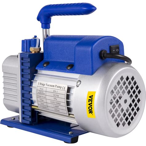 Buy VEVOR 3 CFM 1 4HP Single Stage Vacuum Pump 3 Gallon 13 Liter