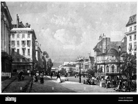 Boulevard Des Italiens Paris Banque De Photographies Et Dimages à