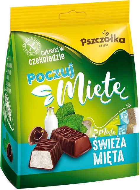 Cukierki W Czekoladzie Poczuj Miętę 240g Pszczółka Ceny i opinie