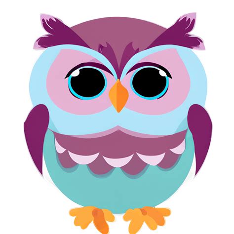 Adorable Fluffy Baby Owl With Kawaii Eyes Creative Fabrica