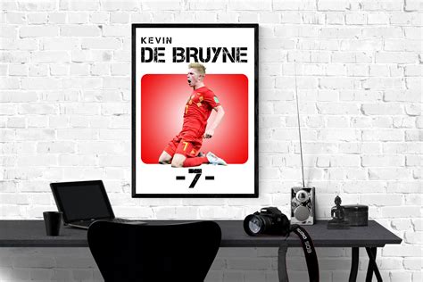 Kevin De Bruyne Poster Kevin De Bruyne Print KDB Football Soccer