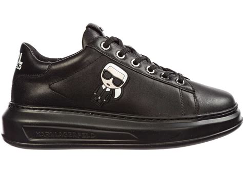 Sneakers Karl Lagerfeld Shoes Leather Trainers Sneakers K Ikonik Kapri Black Boutique Mall