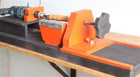 How To Make A Woodworking Lathe Drill Powered Mistry MakeTool