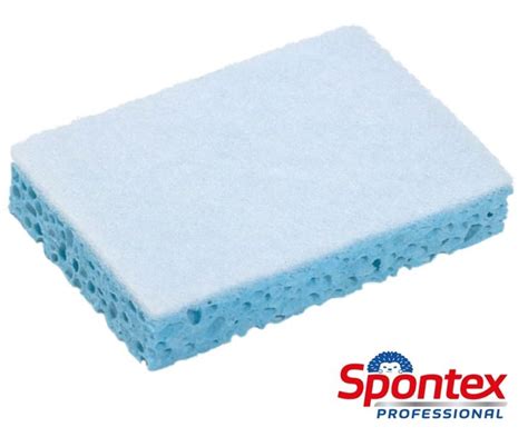 SPONTEX Sponrex 79 Tampon blanc sur éponge bleue Spontex 10 pièces