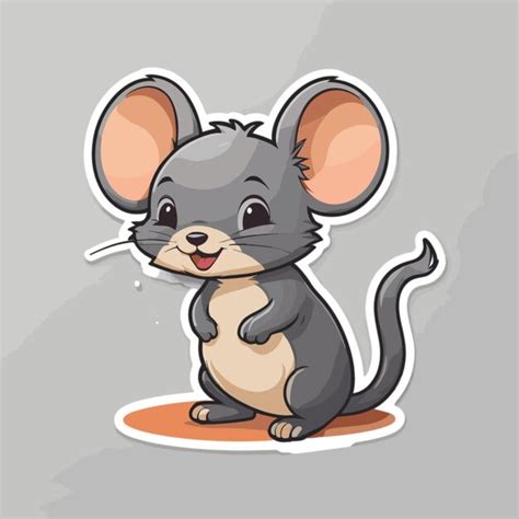 Premium Vector Rat Cartoon Vector