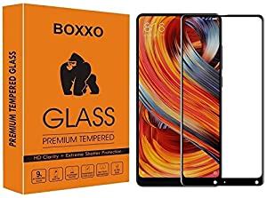 BOXXO Premium Edge To Edge Tempered Glass Screen Protector For Mi Mix