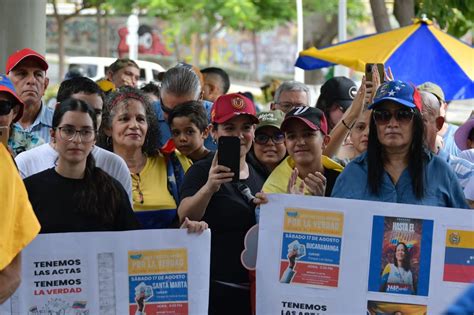 Venezolanos en Barranquilla se unen a protesta global contra el régimen