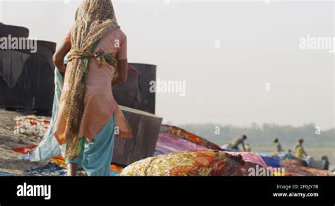 Indian Girl Washing Clothes By Hand Stock Videos And Footage Hd And 4k