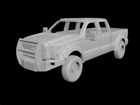 Stl File Ford F250 Singlecab 124 🚙・3d Printable Model To Download・cults