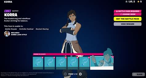 Fortnite Korra Skin Release Date When Does The Secret Avatar The