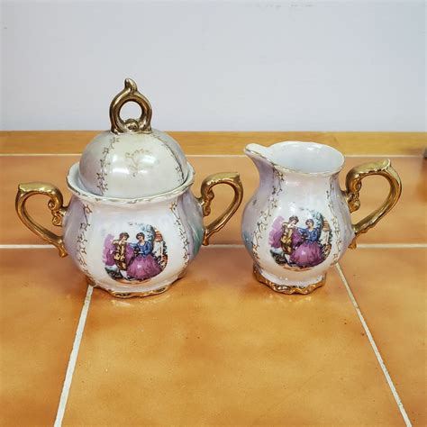 Vintage Lusterware Creamer And Sugar New Product