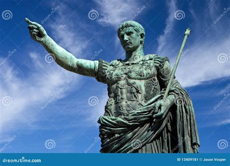 Statue of Emperor Caesar in Rome Stock Image - Image of rome, statue ...