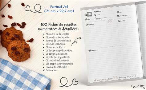 Amazon Fr Cahier De Recettes Remplir Sp Cial P Tisserie Livre De