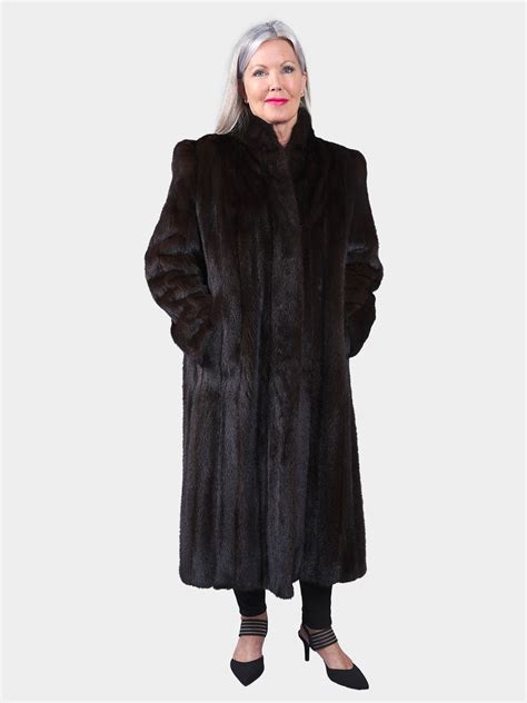 Ranch Mink Fur Coat Womens Medium Estate Furs