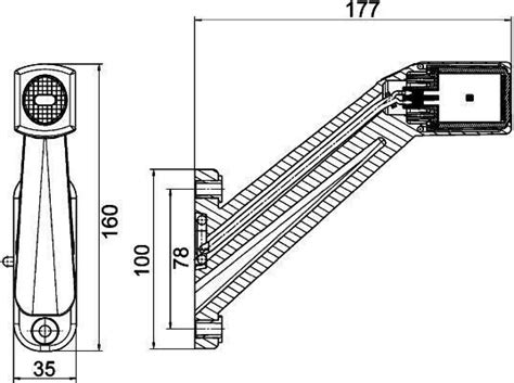 Hella Feu De Position Lat Ral Support Gauche Led V V Xs