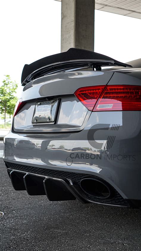 Audi Rs5 2010 2016 B8 B8 5 Carbon Fiber Rear Diffuser Carbon Imports