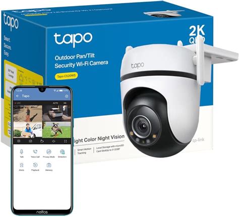 Buy Tapo Tp Link C Ws K Qhd Mp Outdoor Pan Tilt Security Smart Wi