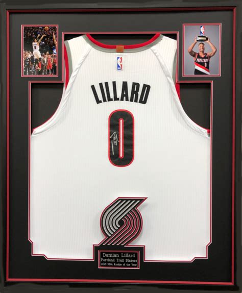 Damian Lillard Jersey, Signed – 30×36 - Collection Connection Catalog