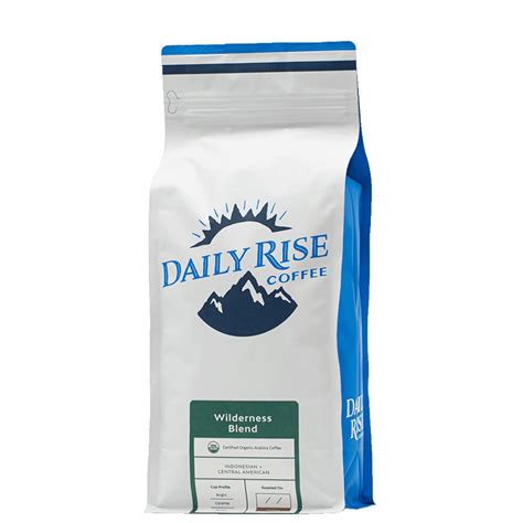 Organic Wilderness Blend Daily Rise Coffee Daily Rise Coffee